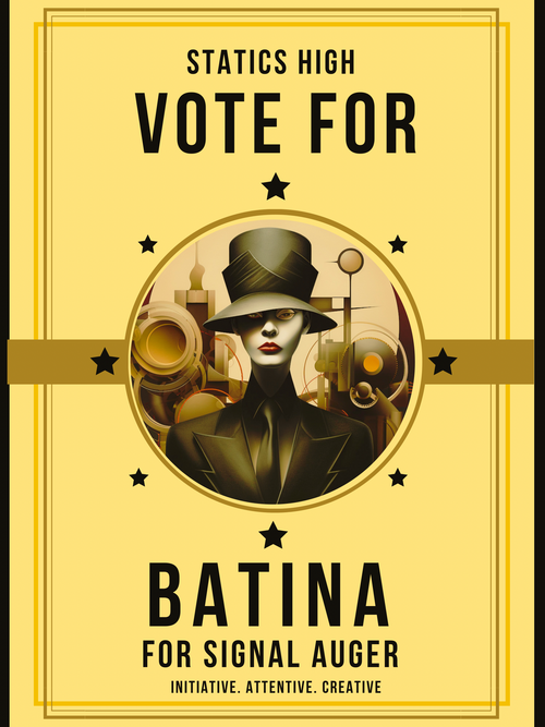 Batina campaign poster, for Signal Auger