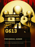 G613 campaign poster, for Signal Auger