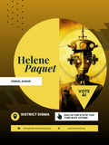 Helene Paquet campaign poster, for Signal Auger